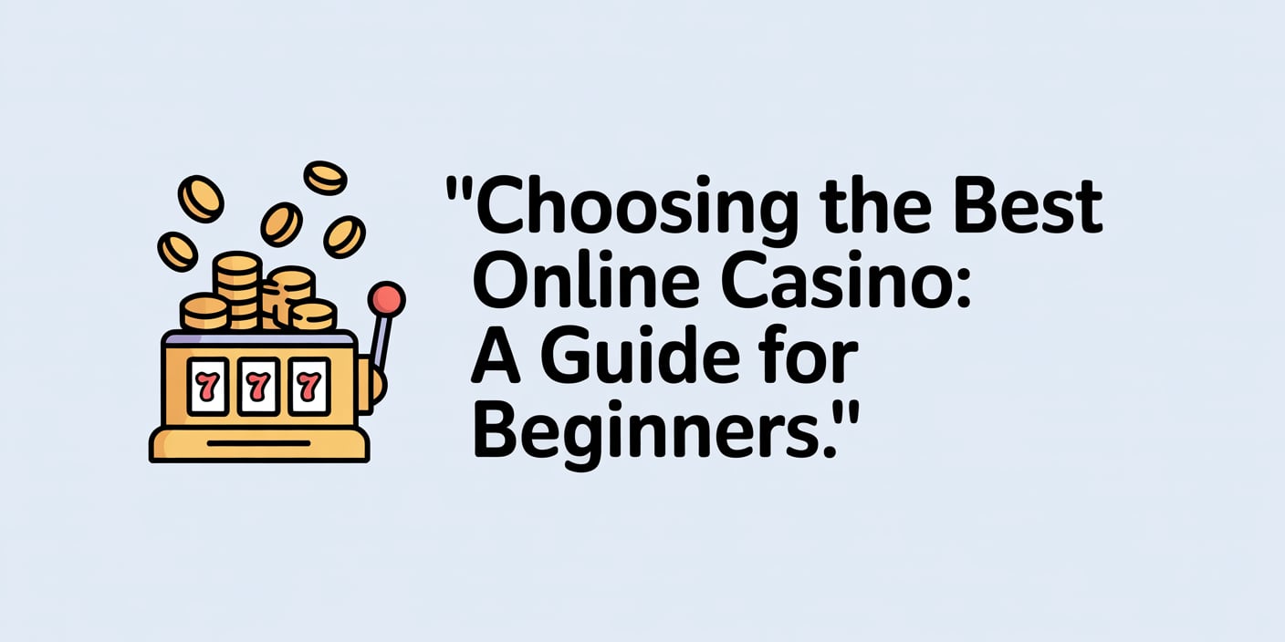 Choosing the Best Online Casino: A Guide for Beginners