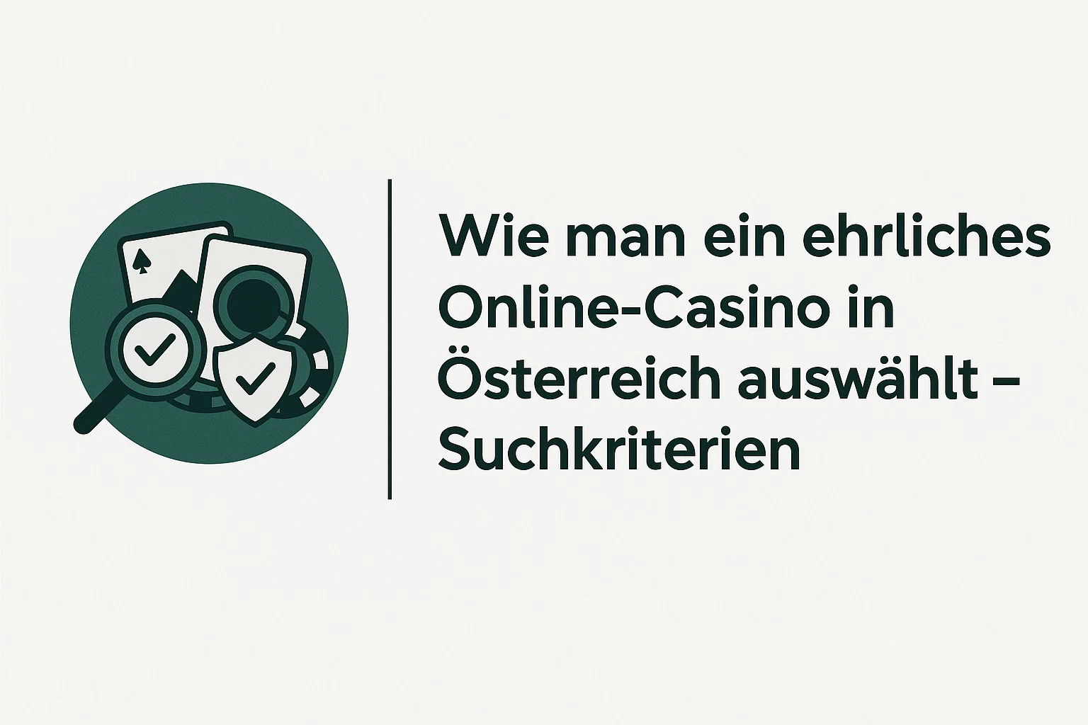 Wie man ein ehrliches Online-Casino in Österreich auswählt – Suchkriterien